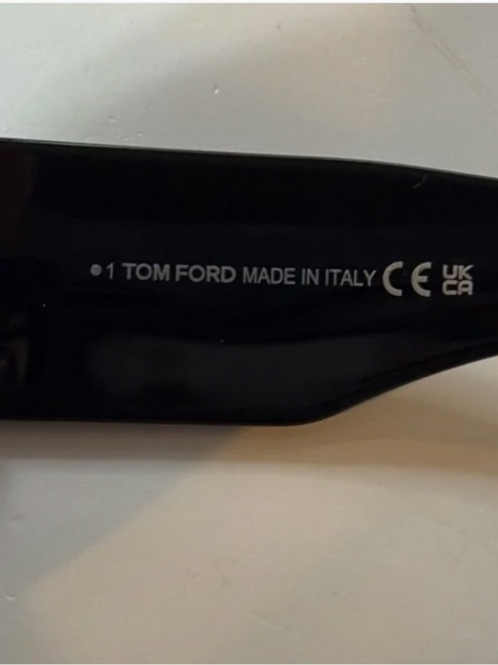 Tom Ford Black Shield Sunglasses with Dark Smoke Lenses - Picture 5 of 12